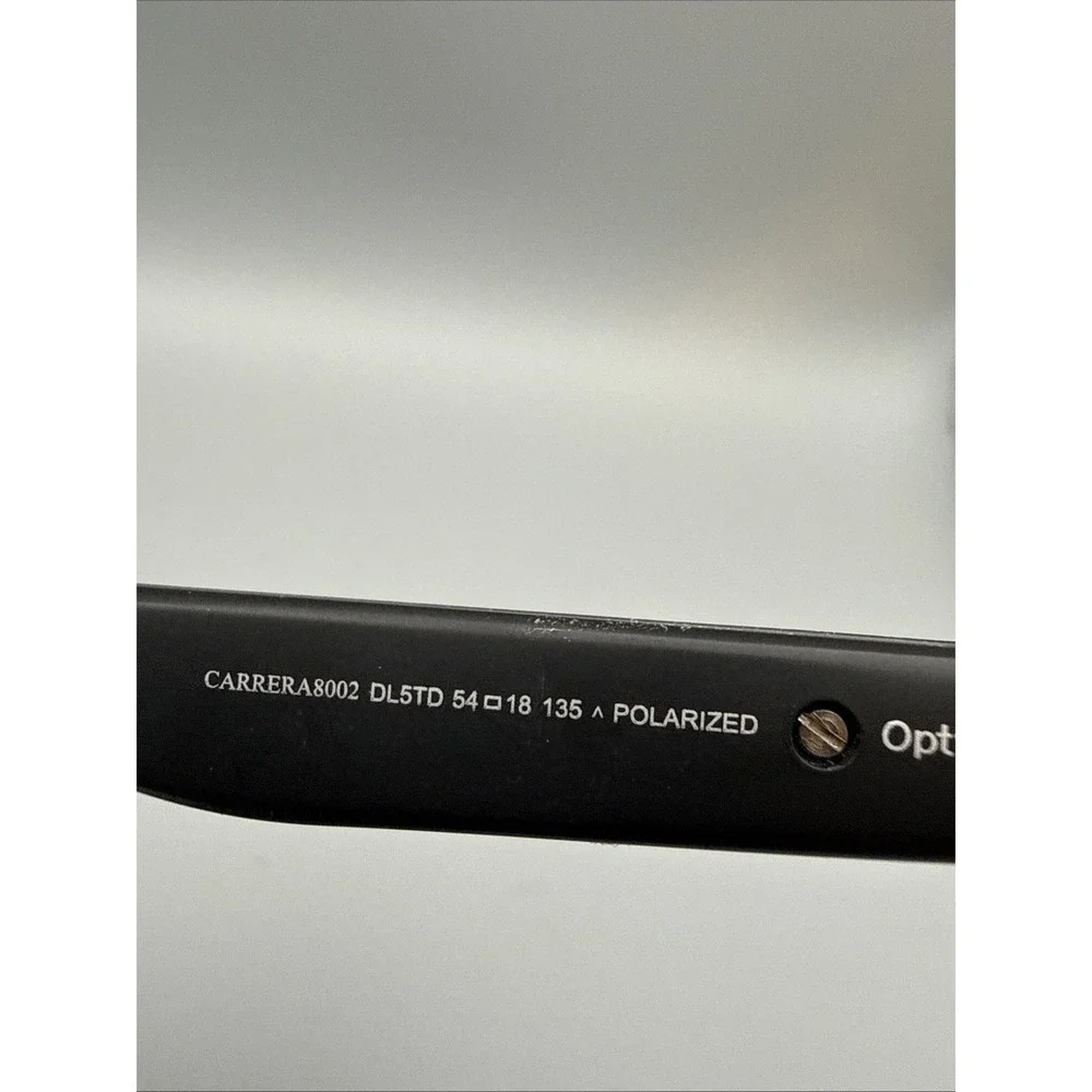 Carrera 8002 DL5TD Sunglasses Black RectangularOptyl 54-18-135 Flex- Frames Only